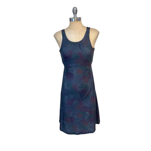 prAna Women's Skypath Dress Deep Pine Dottie NWT Small - Picture 4 of 8